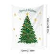 thumbnail image 3 of Christmas Tree Tapestry Hanging Cloth Wall Decor for Living Room Bedroom Gift Cotton Print Festive Background Decoration Easy Hang 27.56x39.37 Inches Machine Washable, 3 of 5