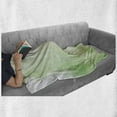 thumbnail image 5 of Art Abstract Soft Flannel Fleece Throw Blanket, Pastel Green Color Palette Design Creative Concept Smoke, Cozy Plush for Indoor and Outdoor Use, 50" x 60", Green Green, by Ambesonne, 5 of 5