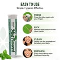 thumbnail image 2 of FREEGRIN Mint Flavored Toothpicks, 7cm Birch Wood, Portable Disposable for After Meal, Clean Teeth Gaps and Fresh Breath, 19 Count Per Pack (3 Pack), 2 of 7