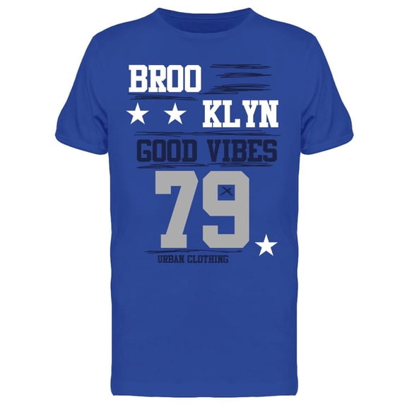 Banner: Brooklyn, Good Vibes 79 Tee Men's -Image by Shutterstock