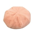 thumbnail image 5 of SPRING PARK Woman Fashion Soft Autumn Winter Warm Fashion Solid Color Painter All-Match Berets Beanie Cap Hat, 5 of 7