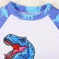 thumbnail image 7 of Gelikeya Boys Swim Suits Size 5T-6T Swimwear Sets Bathing Suit Short/Long Sleeve Bathing Suits for Boys (Toddlers, X12 Blue, 5-6 Years), 7 of 7