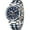 Blue Silver, variant on Business Men Watches (Chronograph/Waterproof/Luminous/Calendar/24 Hours) Big Face Stainless Steel Band Watches for Men