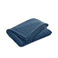 thumbnail image 2 of Oake Navy Full/Queen Coverlet 100% Cotton Fabric Unisex Adult Bedding, 2 of 7