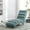 Teal, variant on Chaise Lounge Chair, Massage Chaise Lounge with Remote Control, Ergonomic Electric Recliner Sofa Leisure Chairs Long Lounger Sleeper Chair for Office Bedroom Living Room, Beige