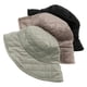 thumbnail image 5 of Sombreros De Cubo De Invierno Con Cuerda Ajustable, Gorros De Guata De Celosía De Color Sólido, Sombrero De Pescador De Lavabo Unisex seitruly AP007034-03, 5 of 6