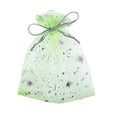 thumbnail image 1 of POINTERTECK 50PCS Christmas Drawstring Gift Bags Transparent Xmas Stocking Bags for Candy Cookie Chocolate  White, 1 of 8