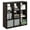 Black Oak, variant on SONGMY CUBICLE Book Shelf, 6-Cube Thick Frame Bookshelf, Horizontally & Vertically Reversible Bookcase with Open Back, 14.6 x 43.8 x 30, for Living Room, Bedroom, Home Office, Light Grey