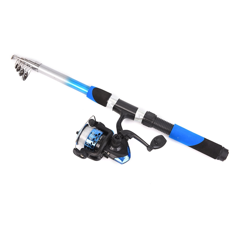 Details about   2.7M Fishing Rod Reel Combo Travel Telescopic Rod Set Fishing Lures & Carry Bag 
