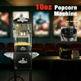 thumbnail image 5 of Popcorn Machine with Cart ,Wheels & 10 Oz Kettle Popcorn Maker Measuring 3 plastic spoon Home Theater Popcorn Machine-Black, 5 of 5