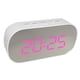 thumbnail image 4 of Reloj Despertador Electrónico Led de Abs Plástico De Espejo Adecuado para Hogar Dormitorio Sala de Cocina Tienda Marco blanco rosa claro Colco Reloj digital LED de cabecera, 4 of 8