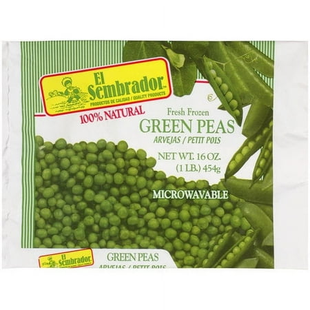 El Sembrador Fresh Frozen Green Peas, 16 oz