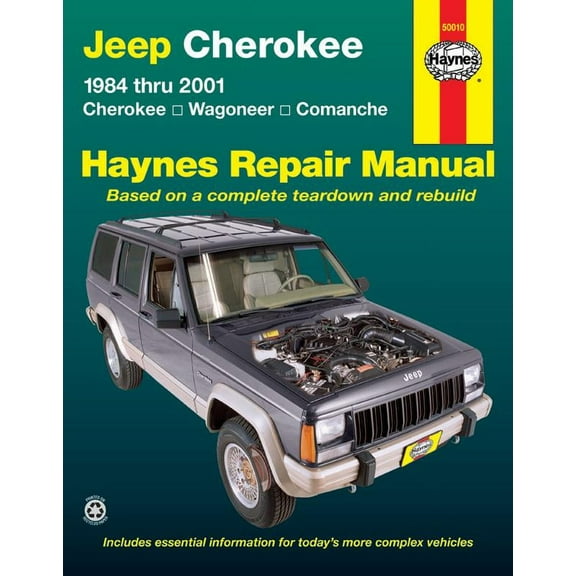 Jeep Cherokee Cherokee, Comanche & Wagoneer Limited, 2WD & 4WD, Gas (84-01) Haynes Repair Manual ^