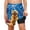 Multicolor 1, variant on Boys Board Shorts,Fashionable Beach Star Surf Double Layer Independence Day Shorts 11-12