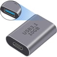 thumbnail image 3 of USB C Female to USB Female Adapter 3.1 Gen2, USB 3.1 A to USB Type C Adapter Double-Sided 10Gbps Support Data Sync and Charging, 3 of 10