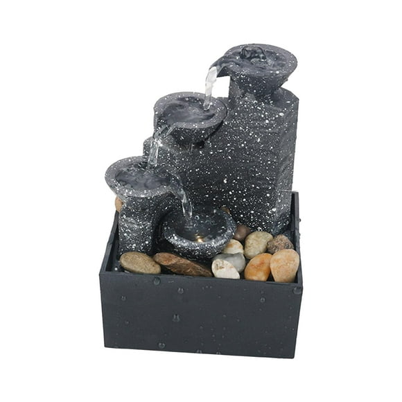 simhoa Fontaine de Table Fengshui Décorative Cascade de Table Méditation 003