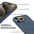 thumbnail image 3 of ELEHOLD Case for iPhone 11 Pro Max, Shockproof Slim Skin-Friendly Strong Magnetic Matte Case,Inkblue, 3 of 6