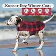 Kuoser Dog Winter Coat, Windproof Waterproof Cozy Cold Weather Dog Coat