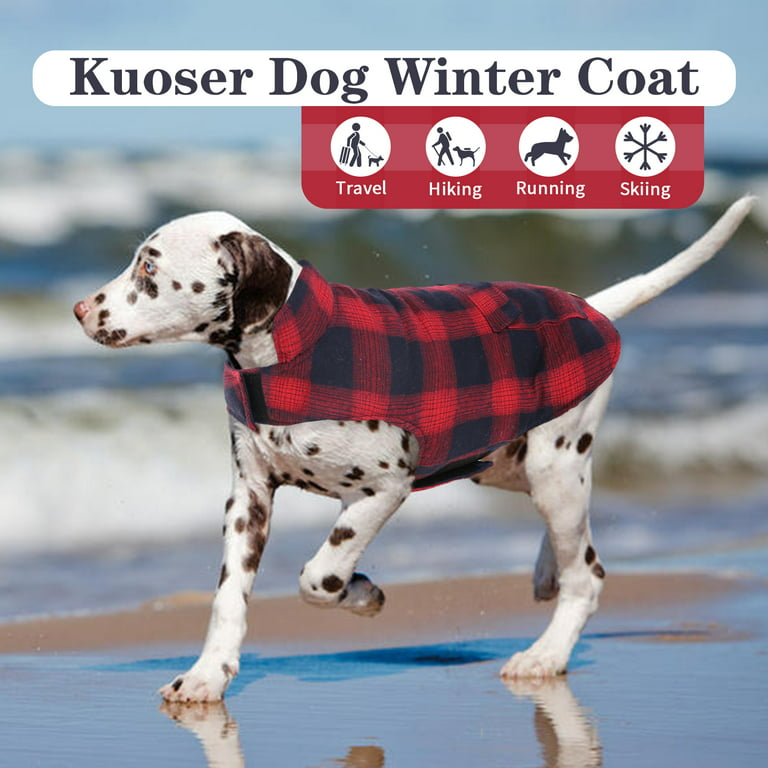  Kuoser Dog Coat Puppy Winter Clothes, Soft Fleece