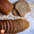 thumbnail image 2 of Dr. B's Wilbur Five Flour Multigrain Bread | 1g Net Carbs & 7g Protein | Low Calorie, Vegan, Sugar Free | Fresh, Sliced, Keto & Low Carb Bread Loaf (3 Pack (16 oz), Plain), 2 of 9