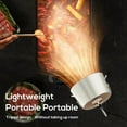 thumbnail image 4 of Campana Extractora PortáTil para Cocina, Extractor de Aire, Campana Extractora de Sobremesa para Cocinar con 3 Velocidades para Barbacoa de Interior, Olla Caliente, Gris y Negro, 4 of 5