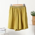 thumbnail image 5 of RQYYD Womens Casual Lounge Shorts Elastic Waist Pull On Bottoms Soft Breathable Lightweight Comfy Sleepwear Shorts with Pockets, 5 of 5