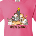thumbnail image 4 of Inktastic Merry Catmas with Cat Tree and Yellow Star Youth T-Shirt, 4 of 5