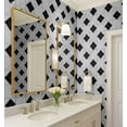 thumbnail image 4 of S4Sassy Self Adhesive Wallpaper, Square Tile Print Wallpaper, White Removable Diy Vinyl Tile Pattern Wall Covering, Textured Peel And Stick Contact Paper For Entryway, Kitchen Backsplash(25"X360"), 4 of 9
