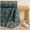 thumbnail image 4 of Soimoi Cotton Voile Fabric Leaves & Peony Floral Print Fabric by Yard 56 Inch Wide, 4 of 7