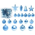 thumbnail image 2 of Christmas Star Tree Topper 45PCS Christmas Set Painted Shaped Christmas Tree Ornament Plastic Tree Top Star Ornament Tree Toppers Christmas Decorations, 2 of 9