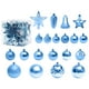 thumbnail image 2 of 45PCS Christmas Set Painted Shaped Christmas Tree Ornament Plastic Tree Top Star Ornament, 2 of 9