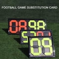 thumbnail image 4 of Soidarity Tarjeta de sustitución de fútbol hermosa y práctica tablero de sustitución de fútbol multifunción llamativa pantalla fluorescente Gimnasios en casa, 4 of 6