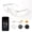 CK01 White + AI Translation + Physical Color-Changing Lenses, variant on AI Smart Glasses, Real-Time Translation for 164 Languages, AI Voice Assistant, Mic & Speaker, Hands-Free Call Music, 2025 Model for Men Women