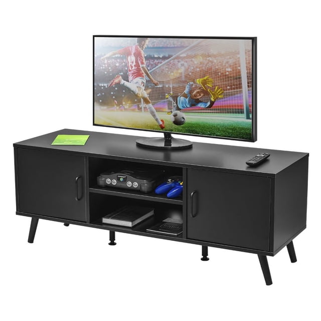 Mesa Minimalista Top Living para TV color negro Top Living LUCCA-N