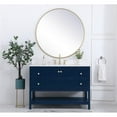 thumbnail image 6 of 48 inch Single Bathroom Vanity in Blue with Backsplash, 6 of 8