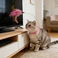 thumbnail image 2 of Interactive Cat Entertainment Wand with Feather Attachments for Indoor Play and Exercise Cat Toy, 2 of 7
