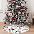 thumbnail image 4 of Cauagu 36" Christmas Tree Skirt Halloween Dachshund Pattern Christmas Tree Decorations Tree Mat for Xmas Decorations Occasion Holiday Home Decor -36", 4 of 7