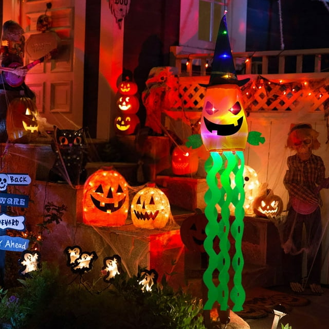 WIFKLSIIPG Lumières Décoratives à LED Citrouille pour Atmosphère Festive Saisonnière Intérieure Extérieure