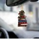 thumbnail image 4 of 1 pieza de colgante de acrílico con forma de libro de árbol de Navidad en 2D para amantes de los libros de Navidad, colgante para espejo retrovisor interior del coche, accesorios exquisitos para, 4 of 9