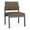 Castillo Quarry, variant on Lesro Lenox Steel Polyurethane Armless Waiting Room Guest Chair in Charcoal/Castillo Metal