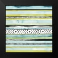 thumbnail image 2 of Popp, Grace 20x20 Black Modern Framed Museum Art Print Titled - Blanket Abstract II, 2 of 5
