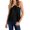 A1 Black, variant on BODOAO Women’s Lace Trim Camisole Top, Sleeveless Spaghetti Strap Cami with Scalloped Eyelash Lace and Flowy Loose Fit, Dressy Casual Going Out Tank for Date Night and Parties Beige L