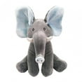 thumbnail image 4 of Estbridg Baby Musical Toy  Animated Elephant Toy  Realistic Stuffed Animal Toy  Boo blue ears, 4 of 9