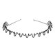 thumbnail image 4 of Diadema para el pelo ancha y gruesa con forma de metal para hombres y mujeres, 4 of 4