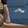 thumbnail image 4 of Stretch Fitted Sheet Deep Pocket Elastic All Sides Non Slip Mattress Cover for Bed Queen Size with Soft Fiber Protection Stay in P, 4 of 6