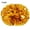 Gold, variant on 1 Pcs Concert Fancy Competition Flower Double hole handle Cheerleading Cheering Ball Club Sport Supplies Cheerleader Pom Poms Dance Party Decorator GOLD&BLACK