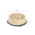 thumbnail image 5 of IRIS USA 4 Cup Slow Feeder Dog Bowl for Long Snouted Pets, Beige/Black, 5 of 5
