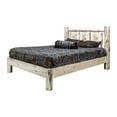 thumbnail image 3 of Montana Woodworks MWPBFLZELK Montana Full Platform Bed with Laser Engraved Elk Design, 3 of 7