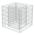 thumbnail image 3 of Gabion Raised Bed Galvanized Steel 19.7"x19.7"x19.7" Silver, 3 of 7