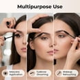 thumbnail image 4 of 50 Pcs Disposable Mascara Brush Wands, Soft Spiral Lash and Brow Applicators with Plastic Handle, for Eyebrow Extension and Makeup Use, Black, 4 of 6